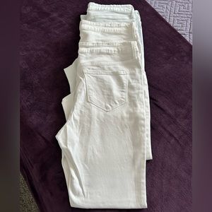 Going down south? Old Navy Rockstar White Denim Jeans